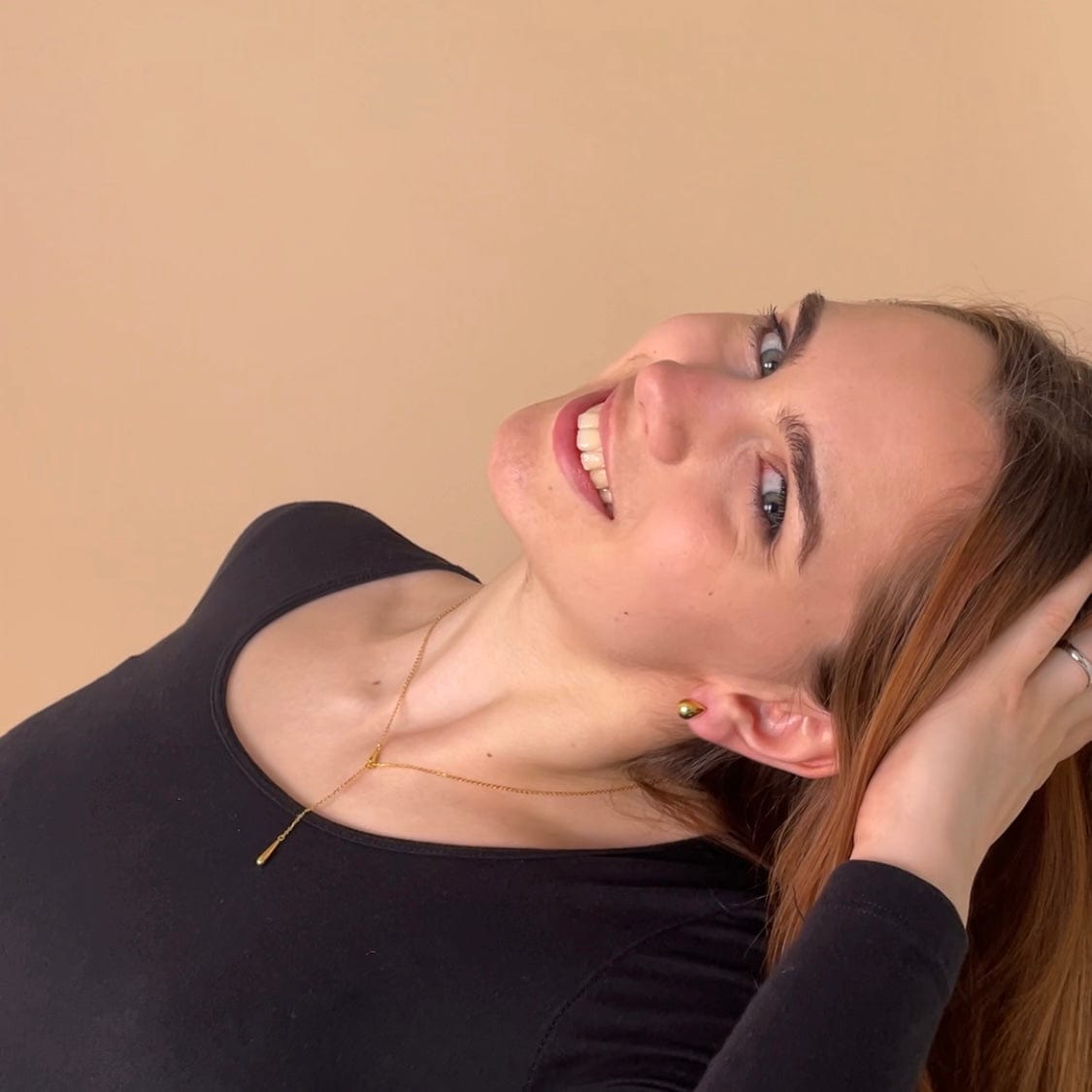 Burski Jewelry Vízcsepp sterling ezüst fülbevaló