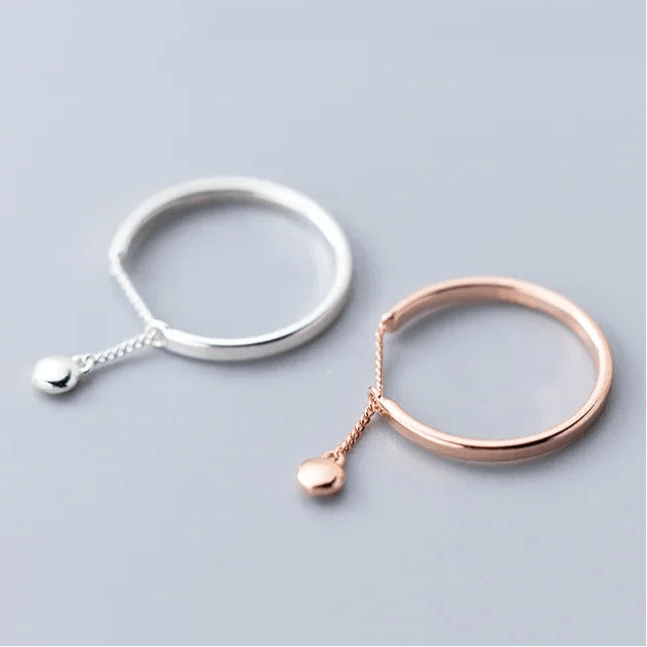 Burski Jewelry Mini láncos sterling ezüst gyűrű