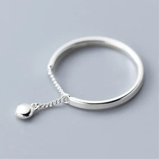 Burski Jewelry Ezüst Mini láncos sterling ezüst gyűrű