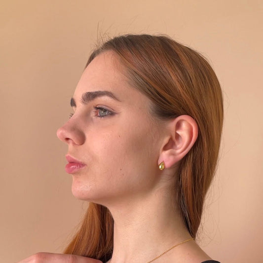 Burski Jewelry Vízcsepp sterling ezüst fülbevaló